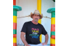 Peace, Love And Positive Vibes Black T-Shirt 